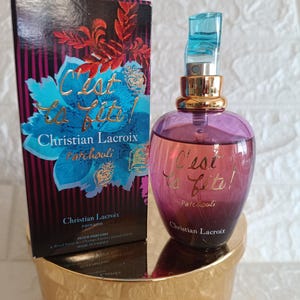 Christian lacroix C&#39;est la fete Patchouli Eau De Parfum 50ml 1.7fl. Oz Very Rare Discontinued perfume