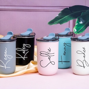 Personalized Stainless/ Coffee Cup/Bridesmaid Proposal Gift/ Bachelorette/Wine Tumbler/Stainless Steel Bottle/Liquor Cup/Custom Glasses