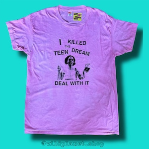Jawbreaker Movie 90s “I killed the teen dream deal with it” 2XL Hand Dyed Pink T Shirt Tee