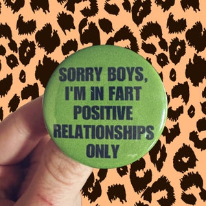 Handmade Fart Buttons Fart Positive IBS 1.75 buttons image 6