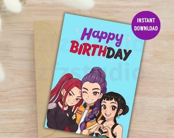 タレントカード Happy Birthday Card K-POP il_340x270.7230681102_85su.jpg