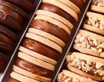 Gourmet Caramel Filled cookies- 15 units- 2&quot;