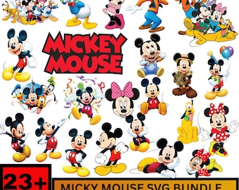 Mickey Mouse SVG Bundle: Birthday T-shirt, Tumbler, Mug (Digital Files)