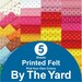 see more listings in the Printed Felt by the Yard section