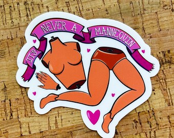 True Crime/ It’s never a mannequin/Sticker