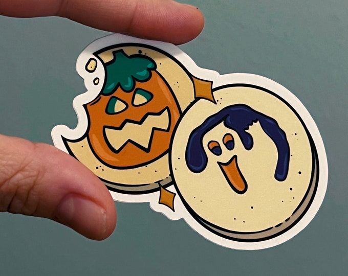 Halloween Cookies Sticker / Halloween Sticker/ Pumpkin Sticker/ Ghost Sticker
