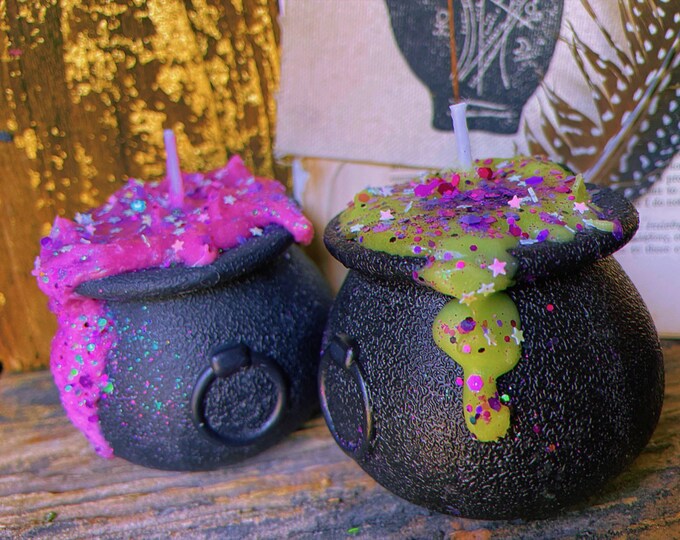 Cauldron Candle/Witchy Candle /Halloween