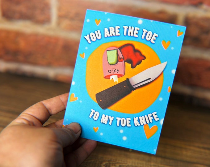 Always Sunny in Philadelphia /Toe Knife /Frank Reynold/ Greeting Card/ Birthday Card / Love/ Partner/