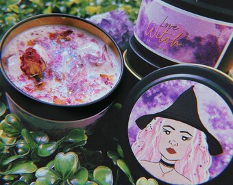 Love Witch Spell/Intention Candle