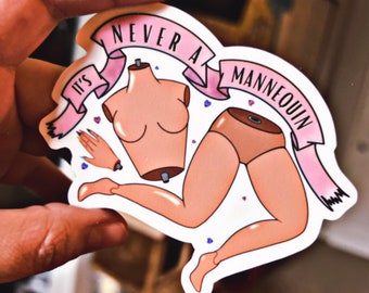 True Crime/ It’s never a mannequin/Sticker