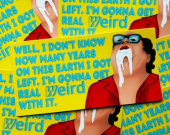 Calcomanía para parachoques "Siempre soleado"/Calcomanía de vinilo/Siempre hace sol en Filadelfia/Frank Reynolds/Danny Devito/Realmente raro con eso