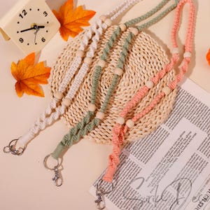 Cordon Porte-clés Paracorde Verte Tressé – Collier Pour Badge, Clés, ID (uxcell)