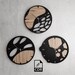 Set of 3 Modern Wall Clock Designs – Organic, Bionic, Geometric ...
