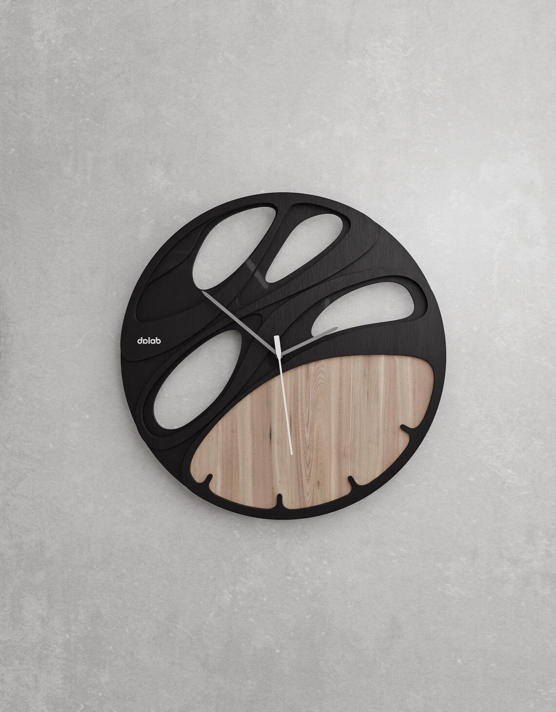 Set of 3 Modern Wall Clock Designs – Organic, Bionic, Geometric ...