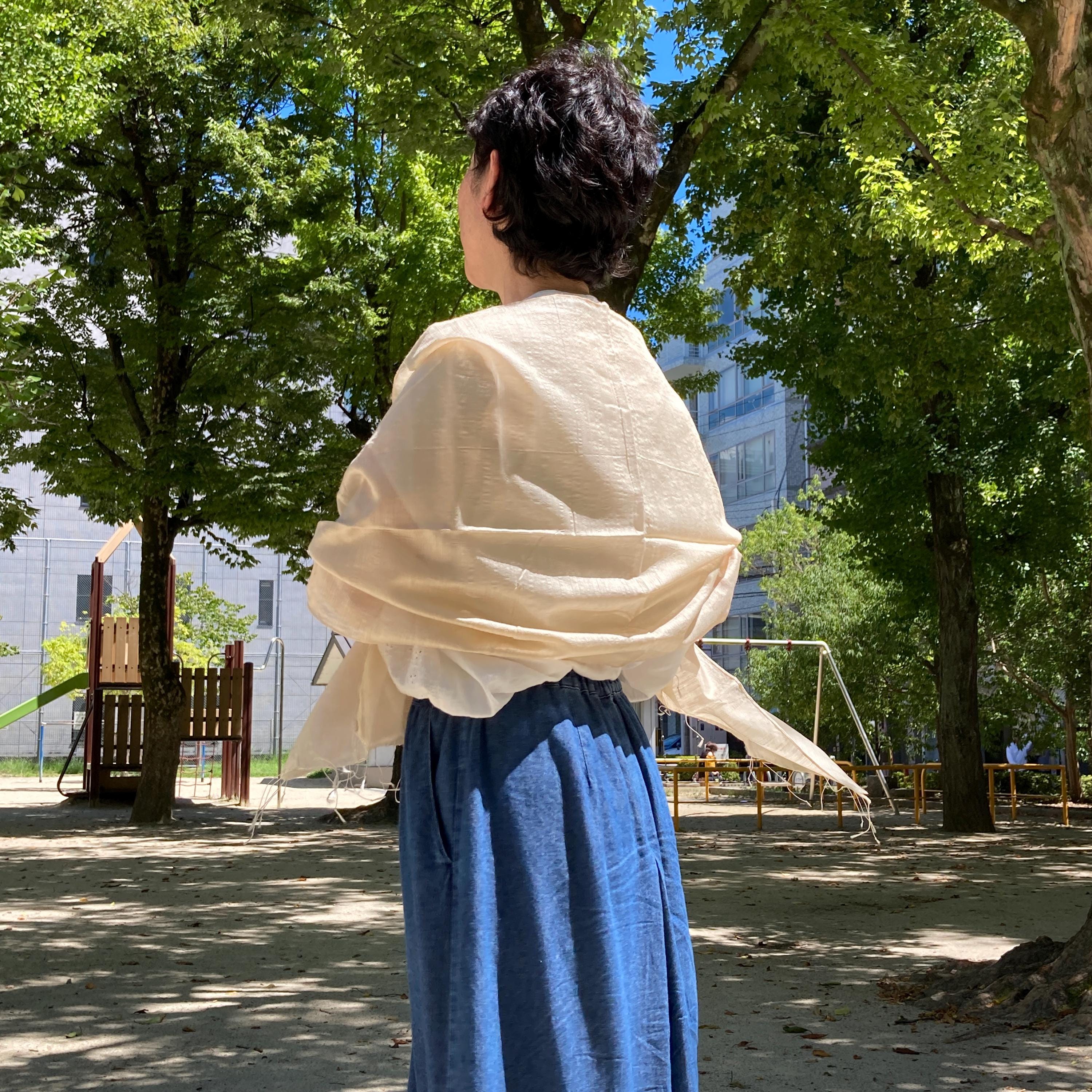 特価未使用美品〈ムガシルクストール SVARNA MUGA〉 Muga silk - Etsy 日本