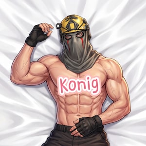 Funda de almohada corporal Konig - Funda de almohada dakimakura de anime