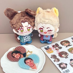 Muñeco de peluche Supernatural Koko Dog Cheese Cat de 10 cm con cuerpo Nunu