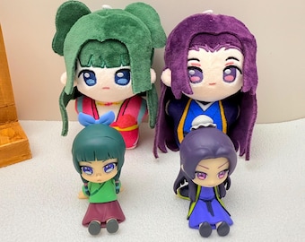 Apothecary Diaries Anime  Plush Dolls Figures Set, Jinshi, Maomao