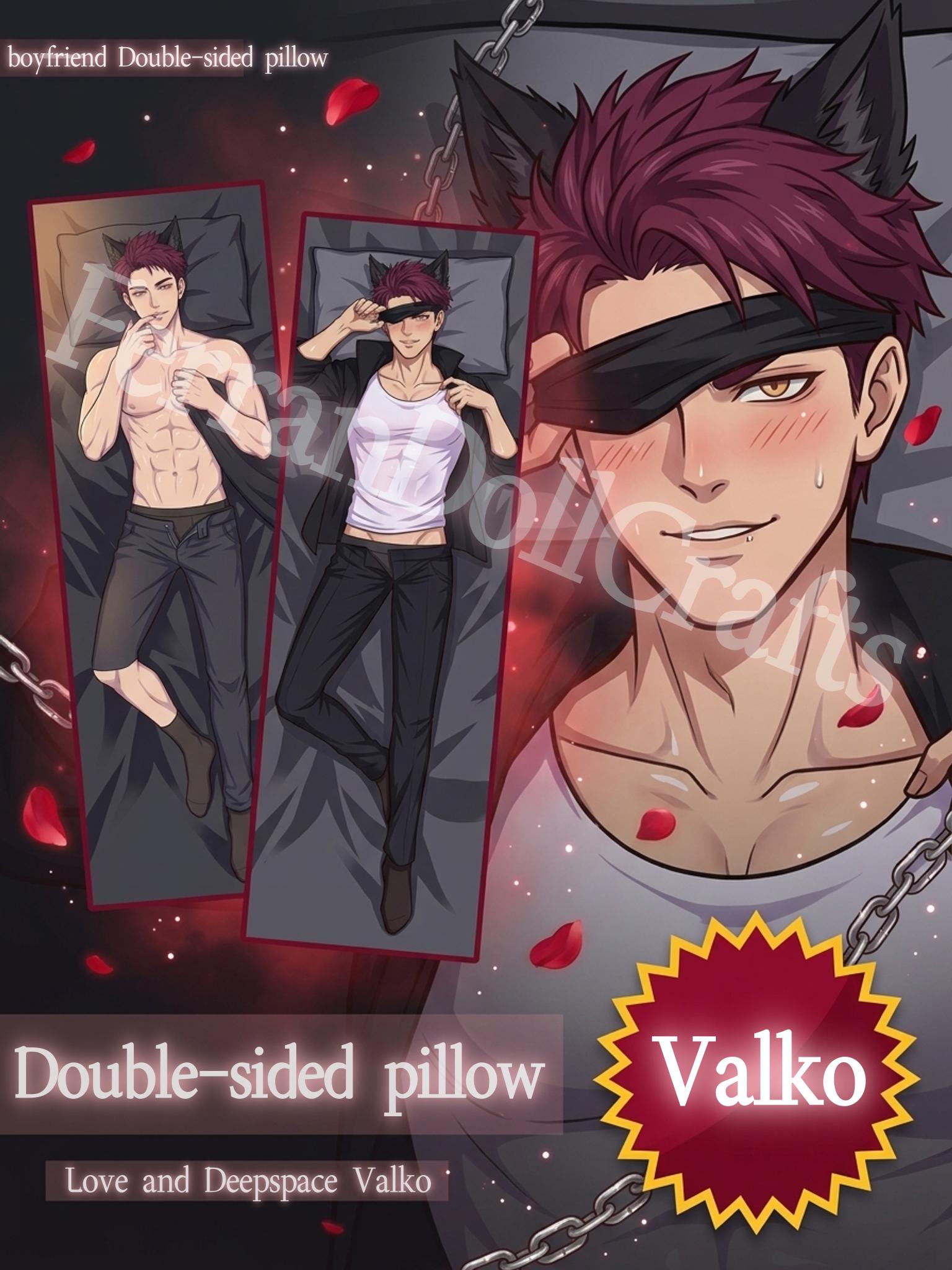 Love and Deepspace Valko Dakimakura Pillowcase | Dual-Sided Anime Body Pillow Cover