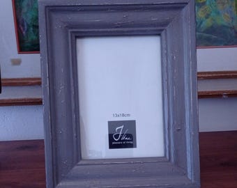 Shabby Chic Wooden Frame/Handmade Photo Frame/Italian Artisanal Decor
