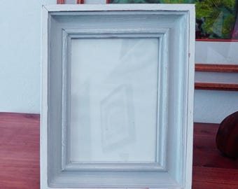 Shabby Chic Wooden Frame/Handmade Photo Frame/Italian Artisanal Decor