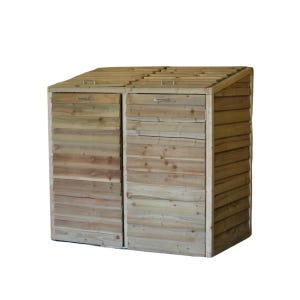 Wooden Wheelie Bin Store | Handmade in the UK