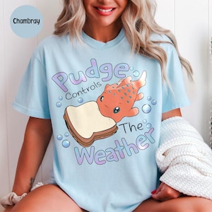 Disney Lilo and Stitch Pudge Controls The Weather Shirt, Disney Fish Pudge Tee, Disneyland Family Matching Shirt, Magic Kingdom Tee