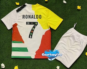 Kit da calcio CR7 personalizzato per bambini e adulti