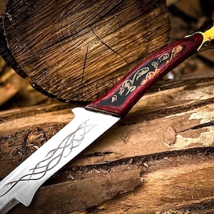 Custom hand-Forged Viking Sword – Norse-Inspired Sword anniversary gift – Decorative Replica Sword for Collectors – Unique Gifts for Him/her