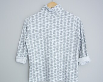 Jaren '90 spiderweb coltrui shirt, dames maat klein