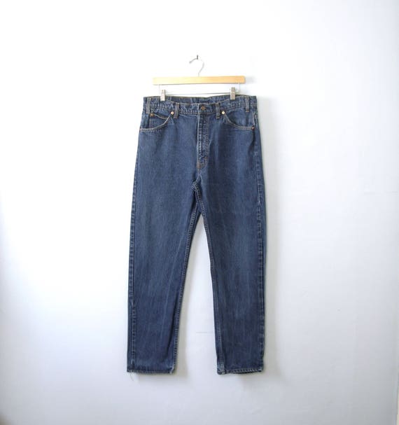 Vintage 80's Levi's 505 jeans dark blue denim | Etsy