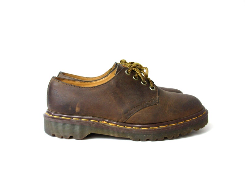 Vintage 90/'s Dr Martens brown leather ankle boots men/'s size 6