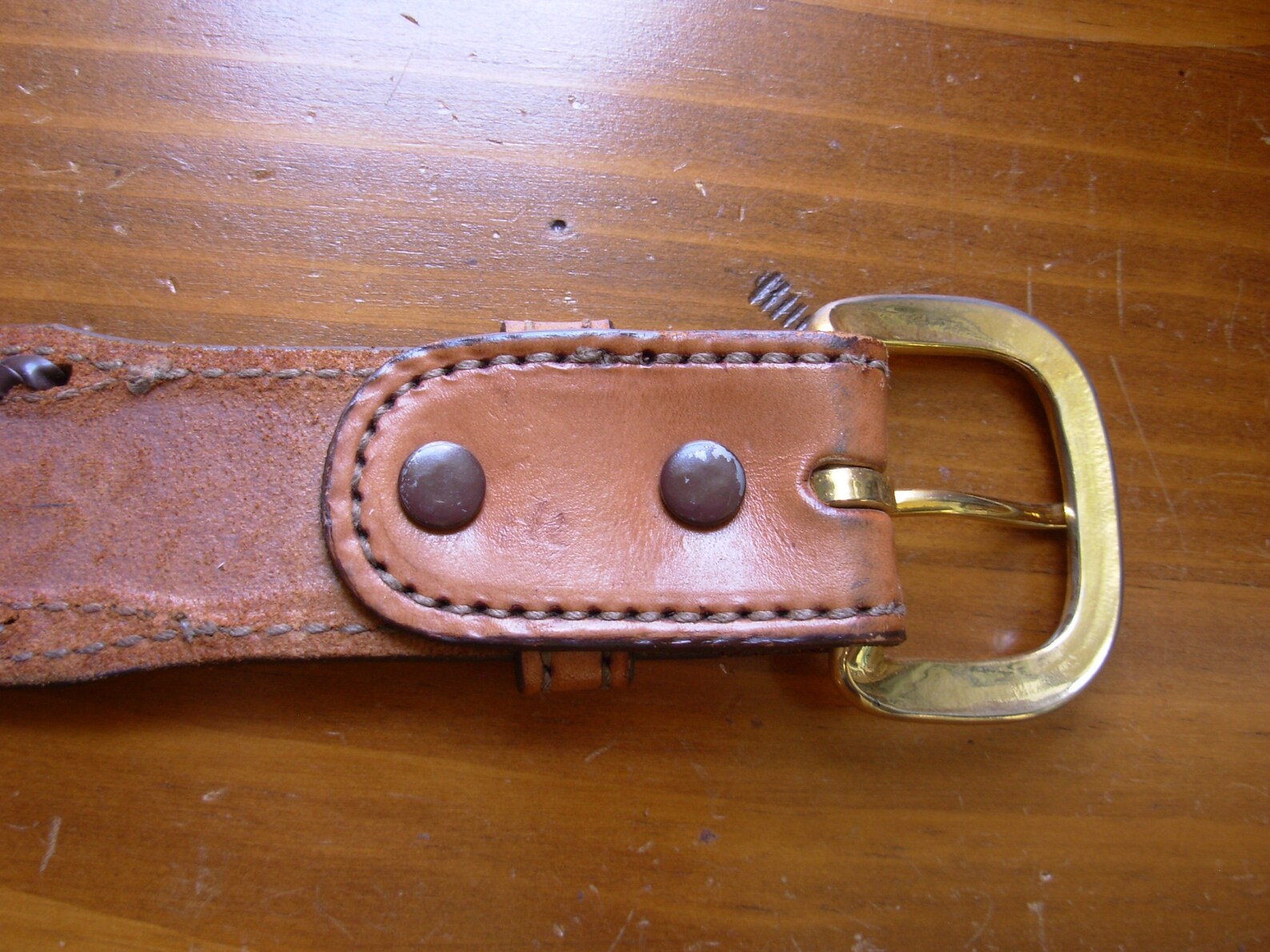 Vintage 90's Irwin Name Brown Leather Western Belt Size Etsy