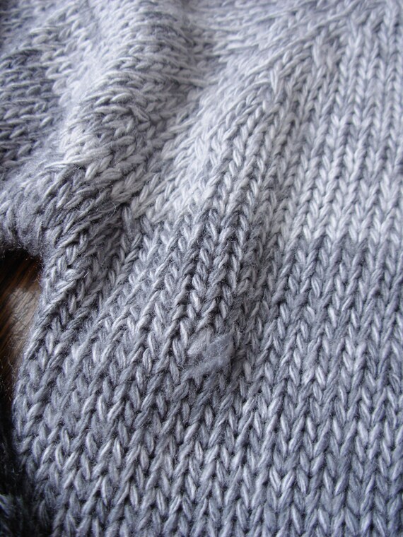 80's grey gradient sweater, men's size XL - image 6