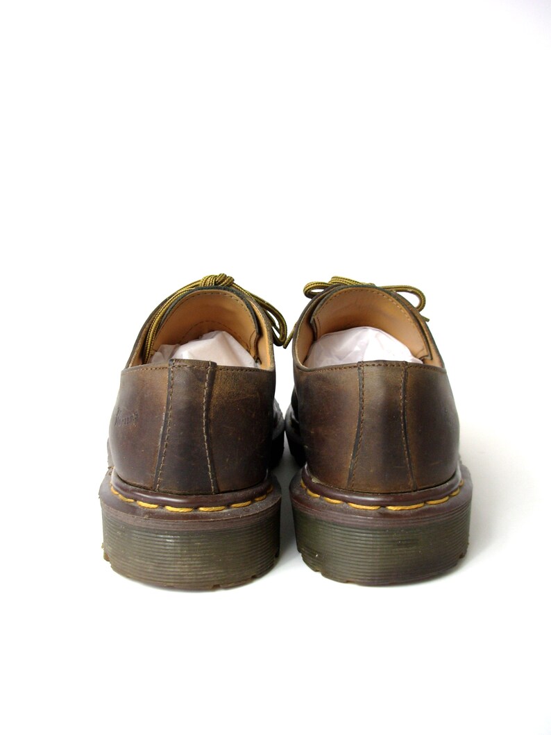 Vintage 90/'s Dr Martens brown leather ankle boots men/'s size 6