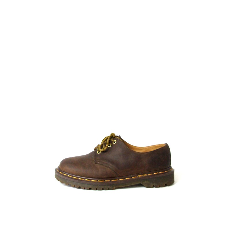 Vintage 90/'s Dr Martens brown leather ankle boots men/'s size 6
