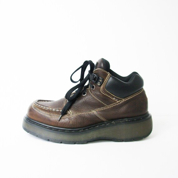 Vintage 90/'s Dr Martens brown leather ankle boots men/'s size 6