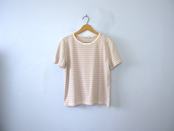 striped tee women's
