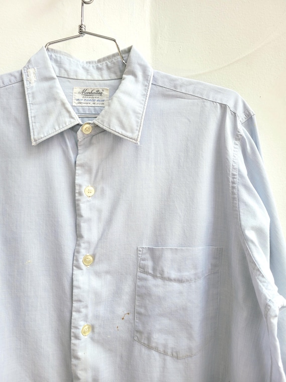 air force light blue dress shirt Dickies 1574 Men's Short-Sleeve Work Shirt - Airforce Blue