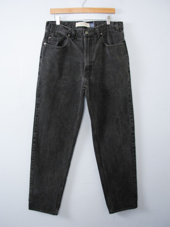 ankomme hvid killing Vintage 80's GAP Black Jeans With Tapered Leg Men's - Etsy