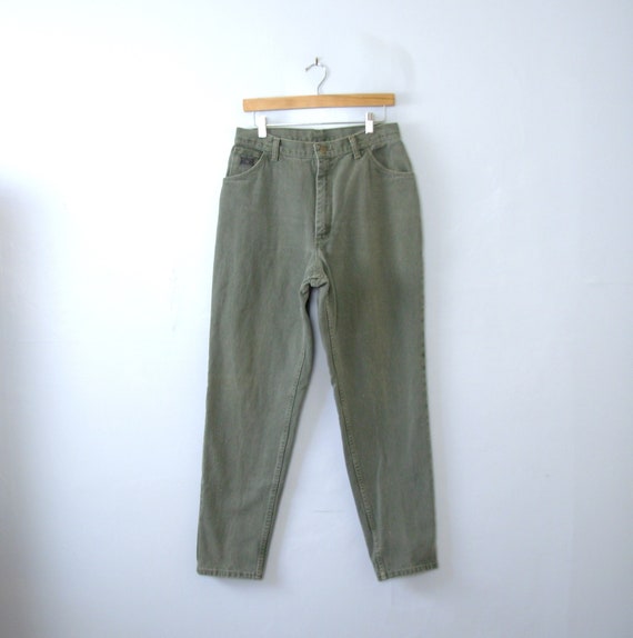 green wrangler jeans