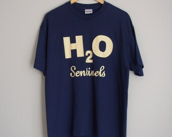 90's Sierra Club H2O sentinels grafisch T-shirt, heren maat groot