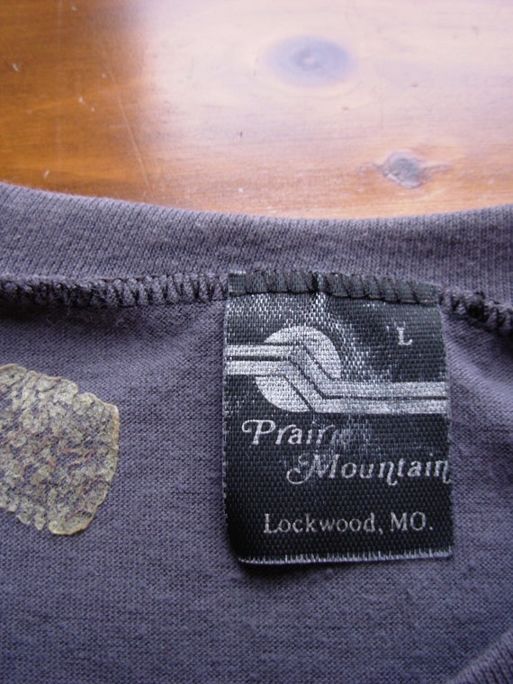Vintage 80's grey Yellowstone ringer tee shirt, m… - image 4