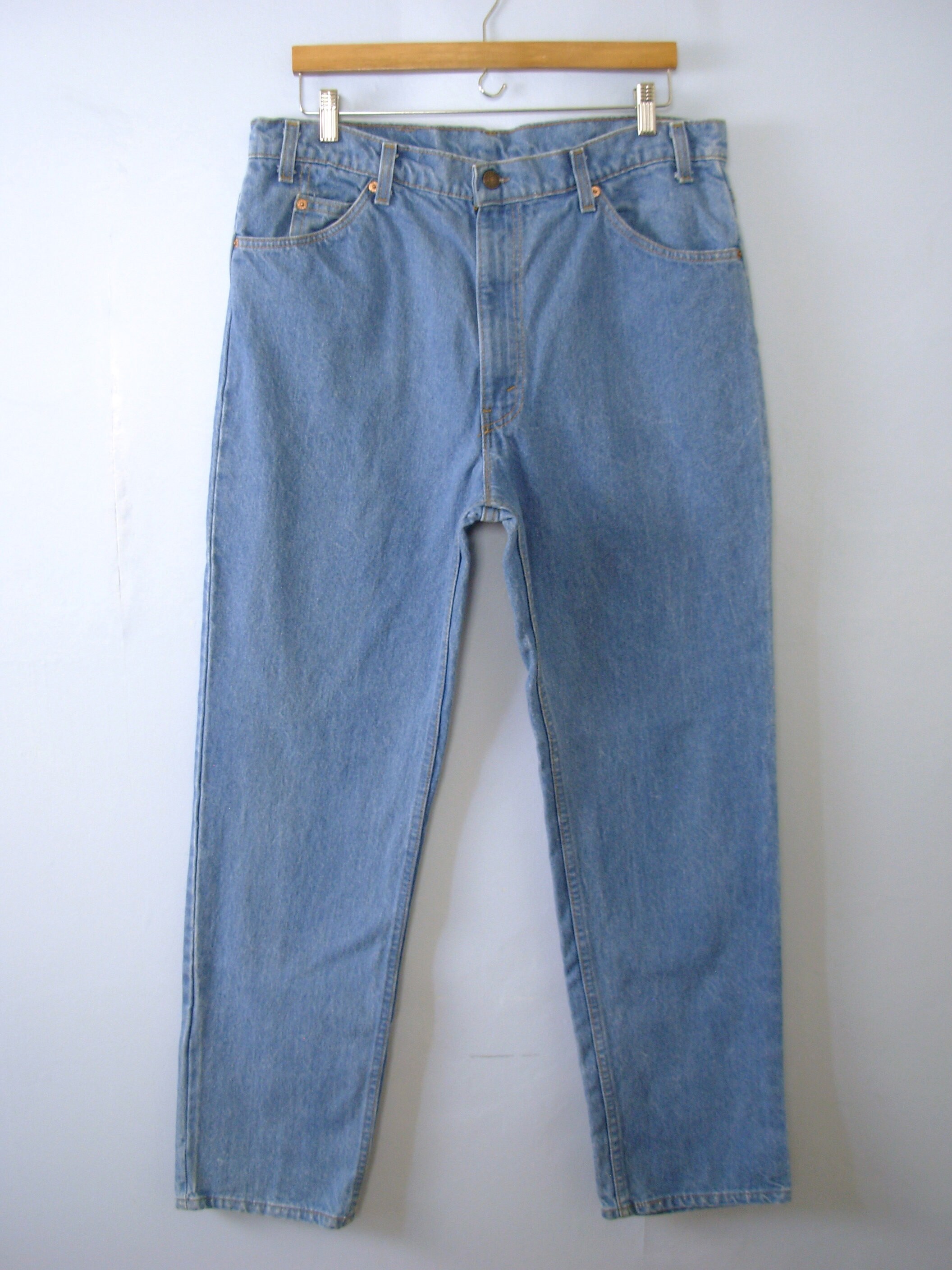 Vintage 80's Levi's 509 Jeans Straight Leg Blue Denim - Etsy