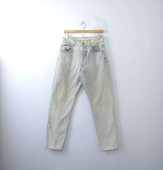 calvin klein distressed jeans