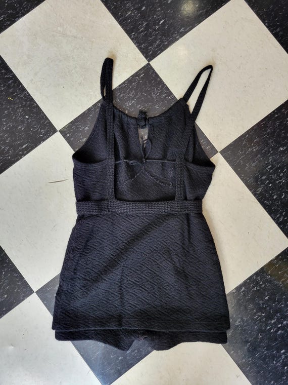 30s 40s ウール　水着 1930年製 ジャンツェン ブラックウール 水着 40 / Lサイズ - Etsy 日本