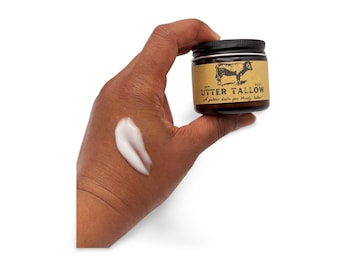 Whipped Grass-Fed Tallow Lotion, Soothing Face and Body Cream, Single Ingredient, Handmade