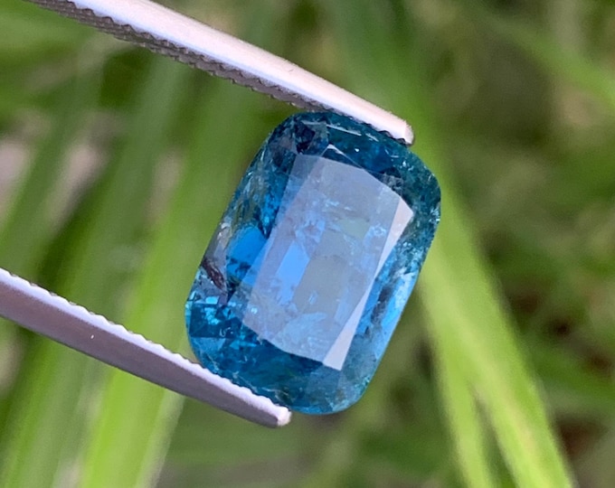 Exquisite 4.60ct Ink Blue Tourmaline – Natural Gem from Afghanistan
