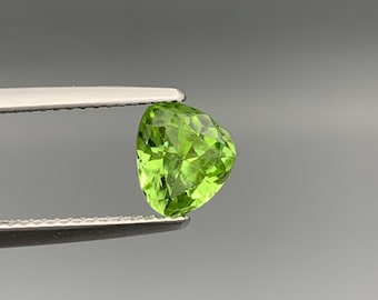 Lime Green Trillion Cut Peridot | Mansehra, Pakistan