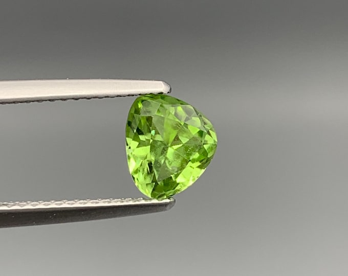 Lime Green Trillion Cut Peridot | Mansehra, Pakistan